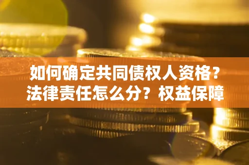 北京如何确定共同债权人资格？法律责任怎么分？权益保障技巧揭秘！