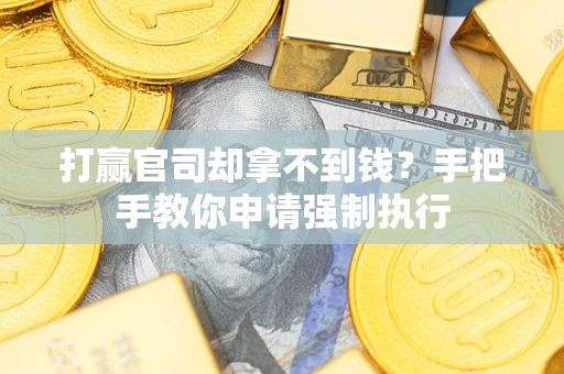 北京打赢官司却拿不到钱？手把手教你申请强制执行