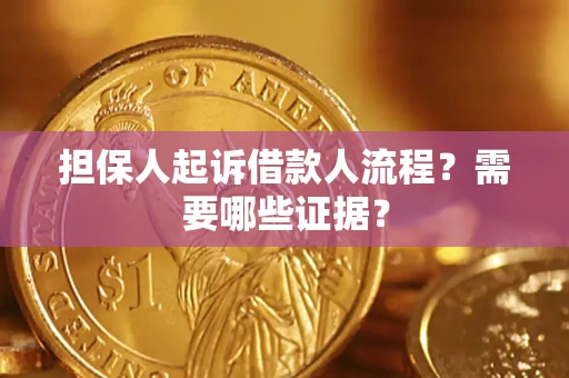 北京担保人起诉借款人流程?需要哪些证据? 北京担保人起诉借款人流程?需要哪些证据?