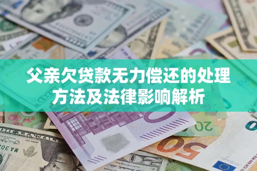 北京父亲欠贷款无力偿还的处理方法及法律影响解析