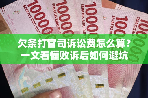 北京欠条打官司诉讼费怎么算？一文看懂败诉后如何避坑