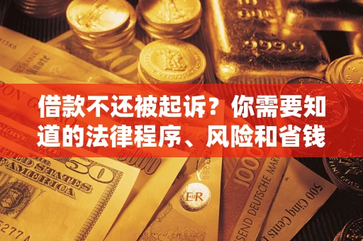 北京借款不还被起诉？你需要知道的法律程序、风险和省钱技巧